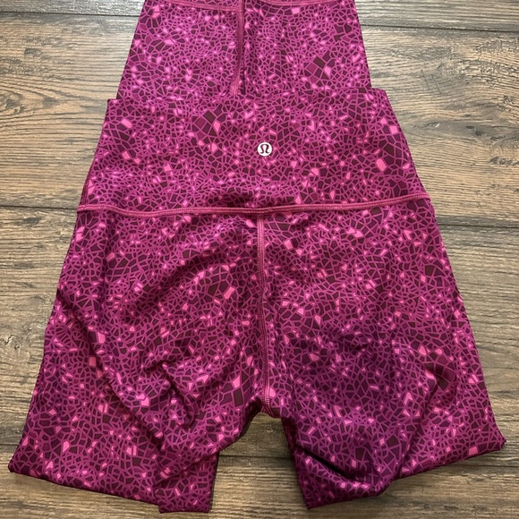Lululemon Pink Patterned Shorts - Picture 1 of 3